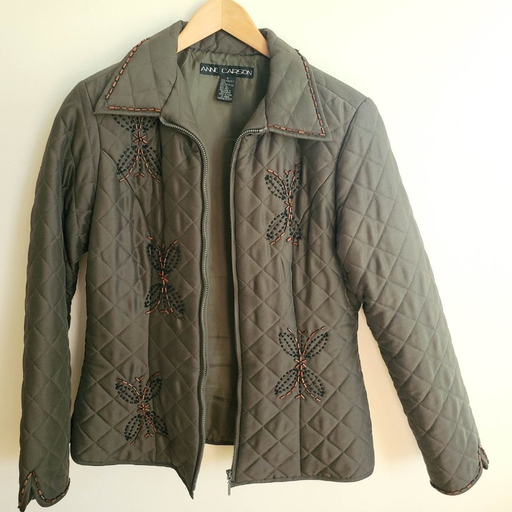 Anne Carson Silk Jacket - image 2